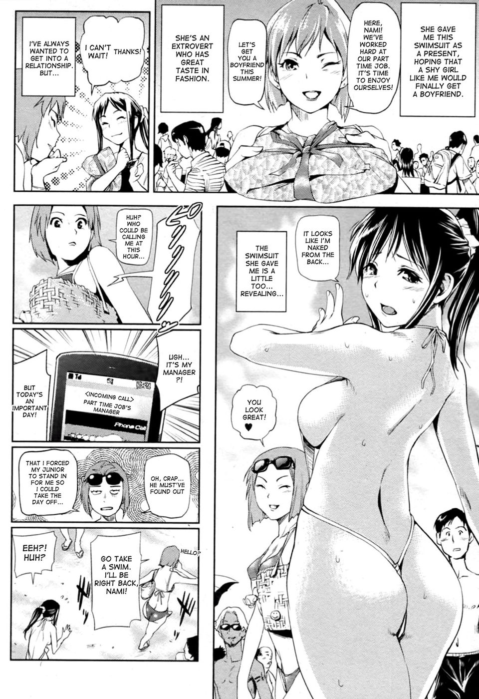 Hentai Manga Comic-The Power of Swimsuits-Read-2